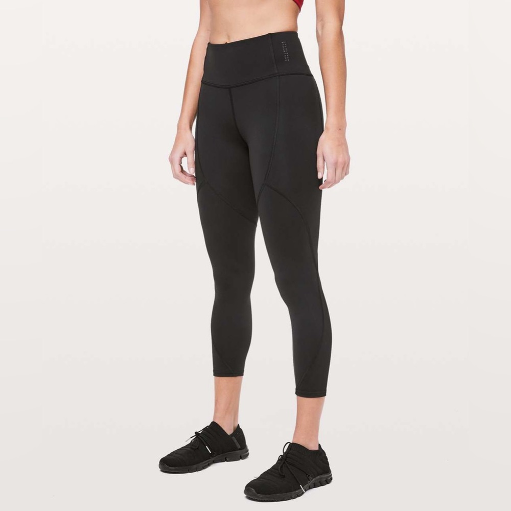 Lululemon X SoulCycle To The Beat Tight 24" in Black | Size 6